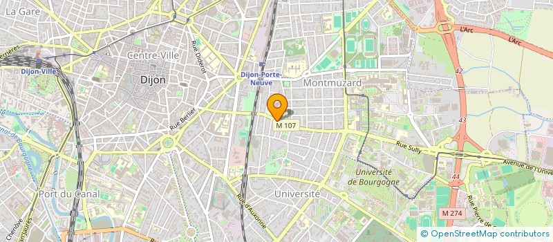 localisation de l'entreprise SCI JOLOU à DIJON