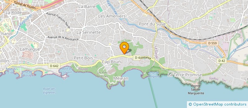 localisation de l'entreprise SCI JOLOU  TOULON