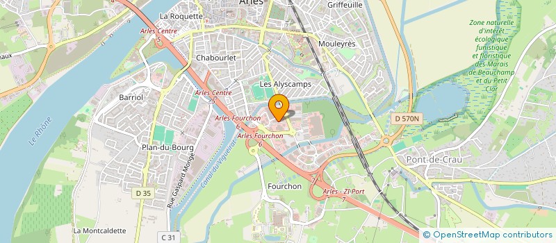 localisation de l'entreprise SCI JOLU à ARLES