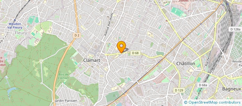localisation de l'entreprise SCI JOLUANMA  CLAMART