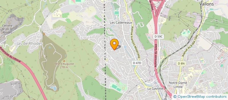 localisation de l'entreprise SCI JOLY à LES PENNES-MIRABEAU