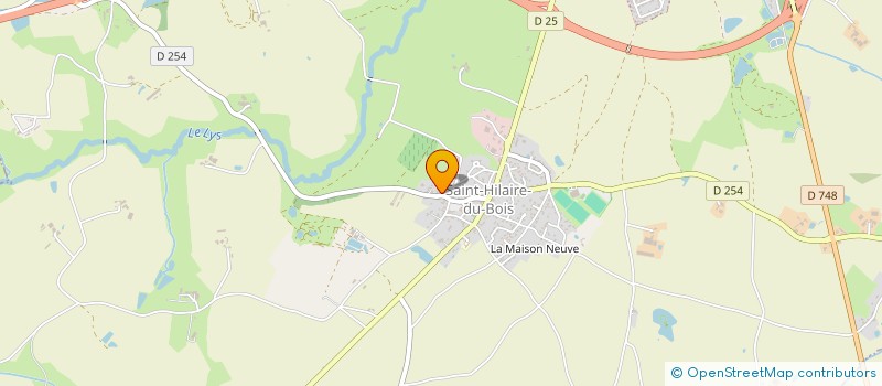 localisation de l'entreprise SCI JOLY à LYS-HAUT-LAYON