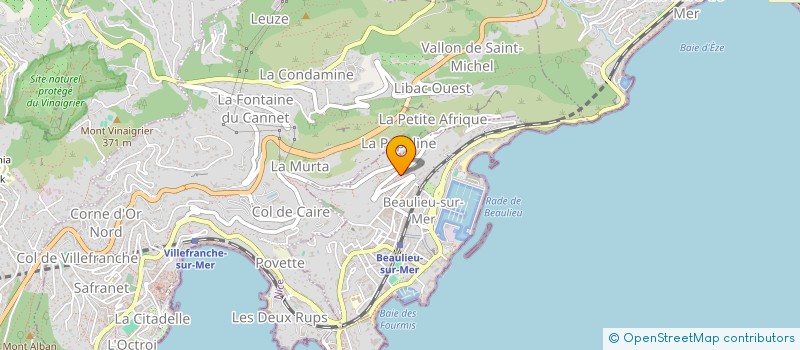 localisation de l'entreprise SCI JOLY BOX à BEAULIEU-SUR-MER