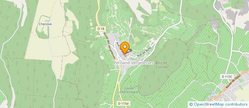 localisation de l'entreprise SCI JOLY CHATEAU  PERNAND-VERGELESSES