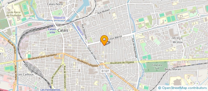 localisation de l'entreprise SCI JOLY DELACROIX  CALAIS