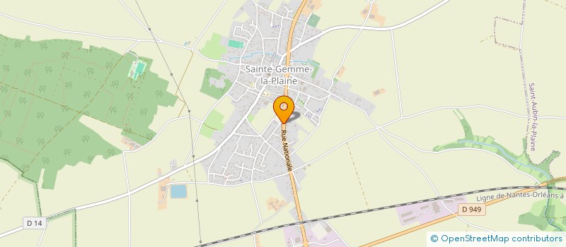 localisation de l'entreprise SCI JOLY-JOLLY  SAINTE-GEMME-LA-PLAINE