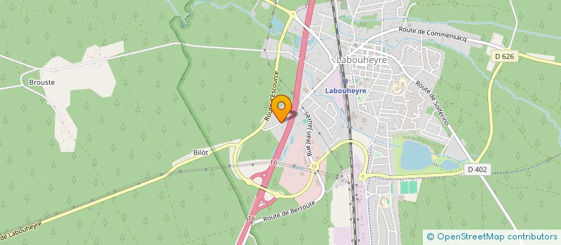 localisation de l'entreprise SCI JOLYES  LABOUHEYRE