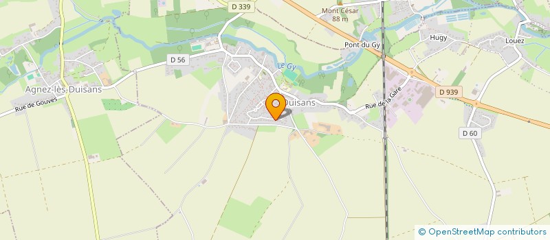 localisation de l'entreprise SCI JOLYMMO  DUISANS