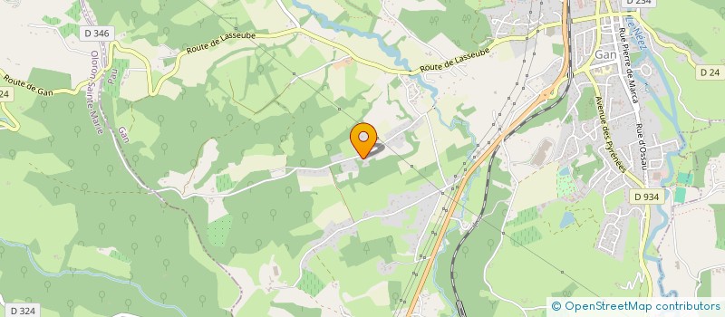 localisation de l'entreprise SCI JOMA  GAN