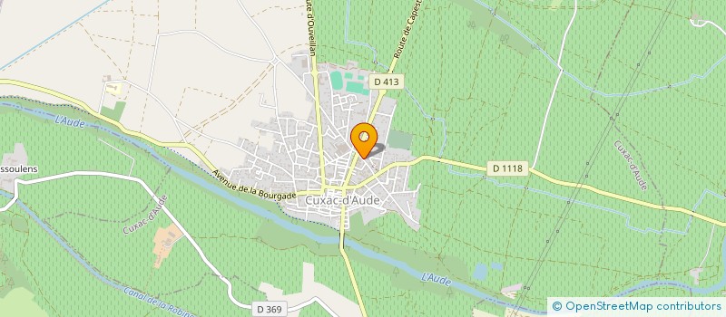 localisation de l'entreprise SCI JOMACOUR  CUXAC-D'AUDE