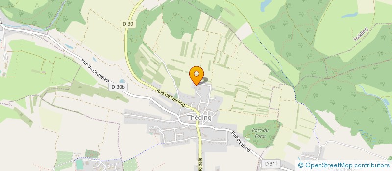 localisation de l'entreprise SCI JOMANA  THEDING