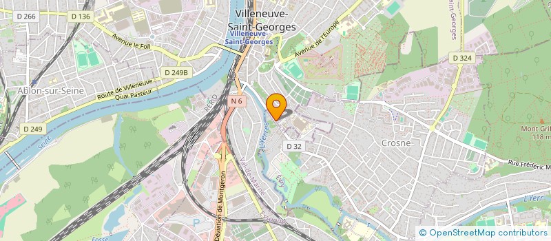 localisation de l'entreprise SCI JOMAR  VILLENEUVE-SAINT-GEORGES