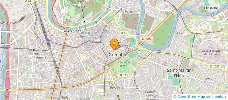 localisation de l'entreprise SCI JOMAUP  GRENOBLE
