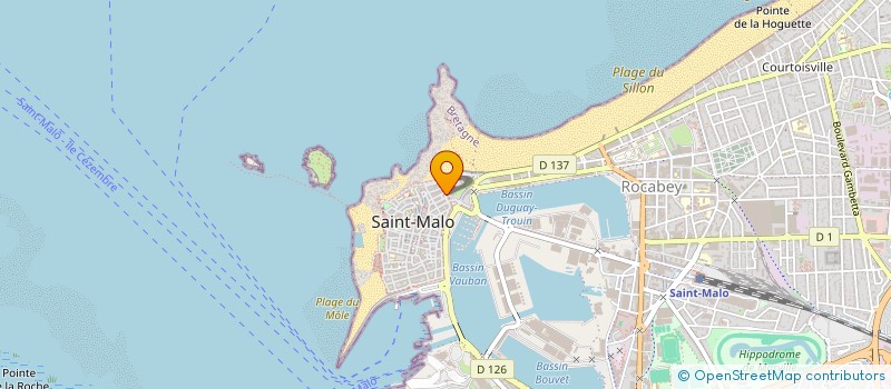localisation de l'entreprise SCI JOME  SAINT-MALO