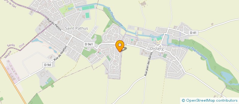 localisation de l'entreprise SCI JOMI  SAINT-PATHUS