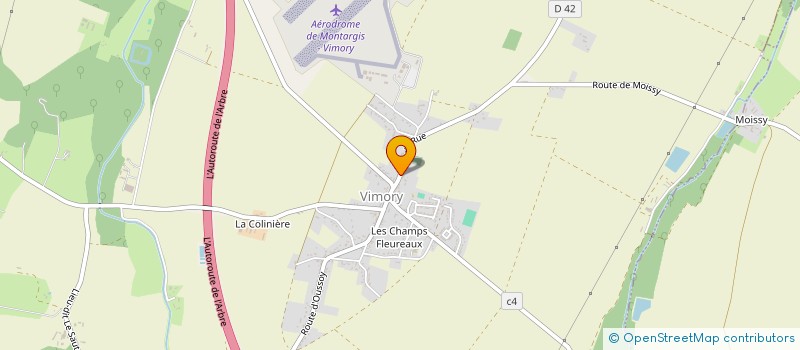localisation de l'entreprise SCI JOMI à VIMORY