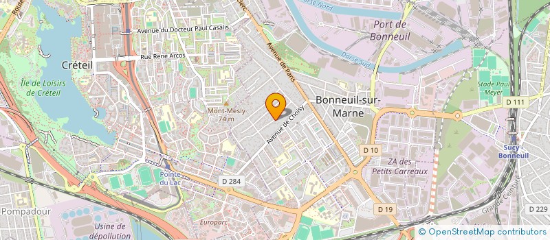 localisation de l'entreprise SCI JOMIEL INVEST à BONNEUIL-SUR-MARNE