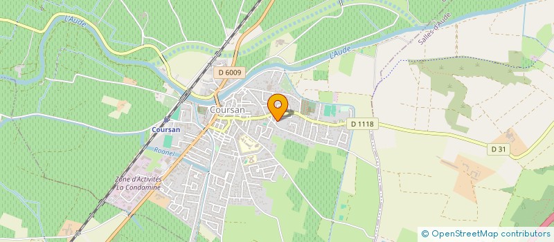 localisation de l'entreprise SCI JOMINE  SALLES-D'AUDE