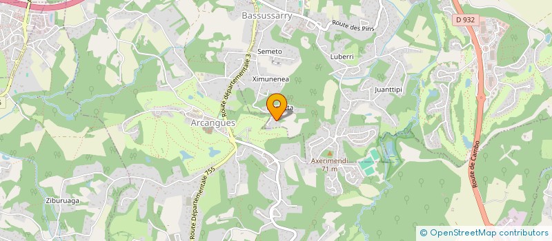 localisation de l'entreprise SCI JON à BIARRITZ