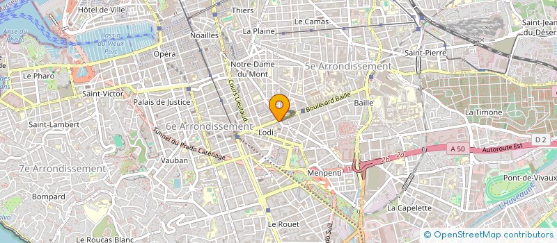 localisation de l'entreprise SCI JON à MARSEILLE