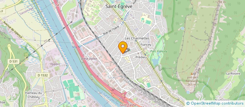 localisation de l'entreprise SCI JON&JON  SAINT-EGREVE