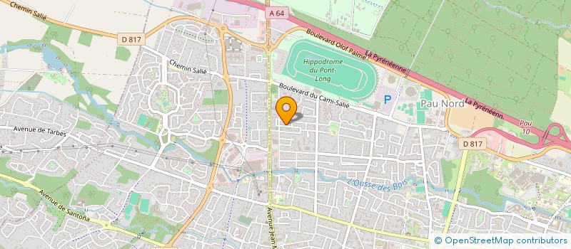 localisation de l'entreprise SCI JONA à PAU