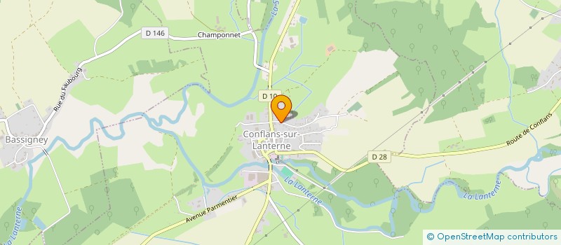 localisation de l'entreprise SCI JONA IMMOBILIER  CONFLANS-SUR-LANTERNE