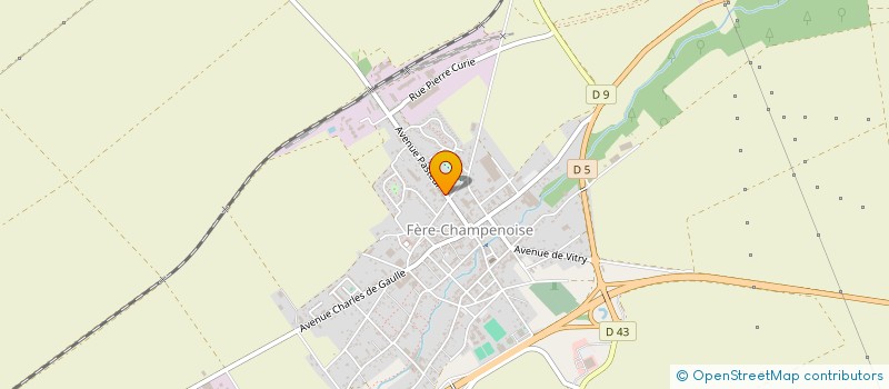 localisation de l'entreprise SCI JONAC  FERE-CHAMPENOISE