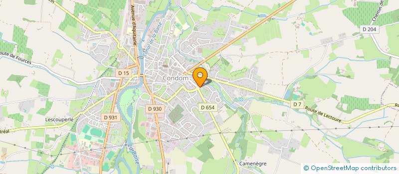 localisation de l'entreprise SCI JONAHI  CONDOM