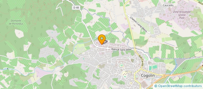 localisation de l'entreprise SCI JONALAURA à COGOLIN