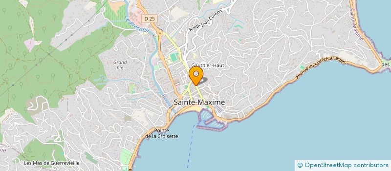 localisation de l'entreprise SCI JONAPOLIS à SAINTE-MAXIME