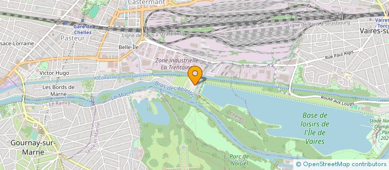 localisation de l'entreprise SCI JONAS  CHELLES