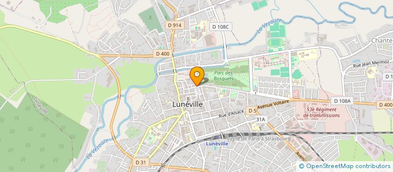 localisation de l'entreprise SCI JONAS IMMOBILIER  LUNEVILLE