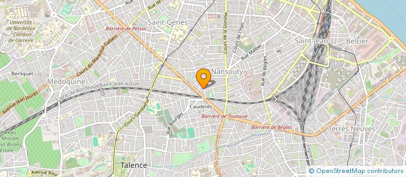 localisation de l'entreprise SCI JONASELOI à BORDEAUX