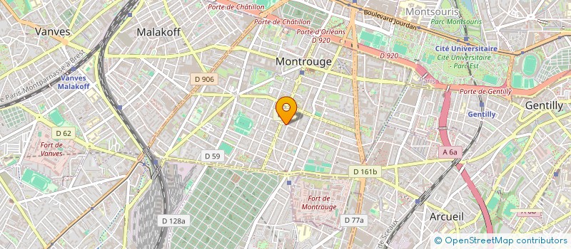 localisation de l'entreprise SCI JONATH  MONTROUGE