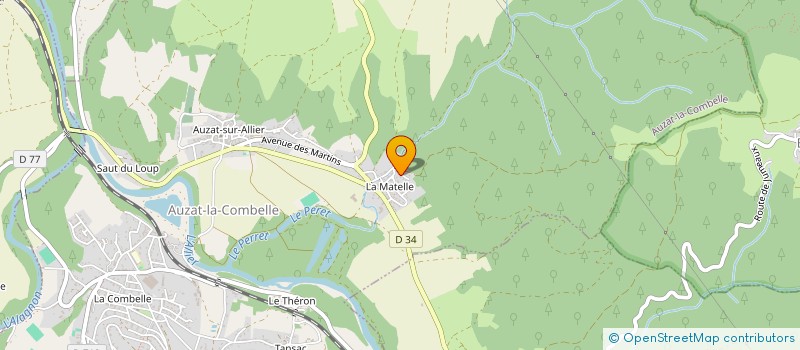 localisation de l'entreprise SCI JONATH'AN  AUZAT-LA-COMBELLE