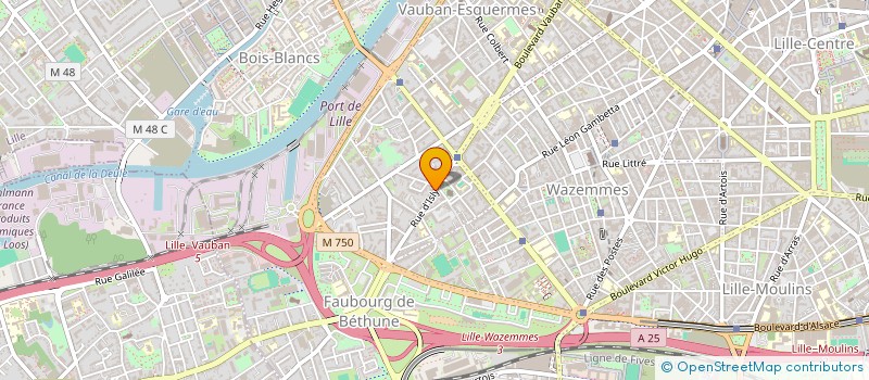 localisation de l'entreprise SCI JONATHAN à LILLE