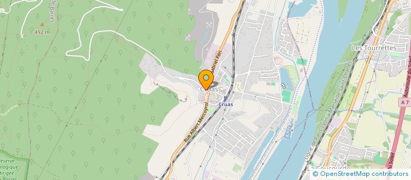 localisation de l'entreprise SCI JONATHAN  CRUAS