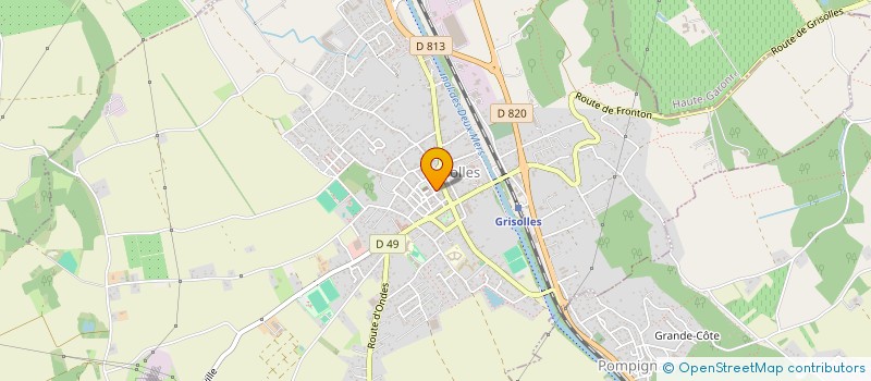 localisation de l'entreprise SCI JONATHAN U L M  GRISOLLES