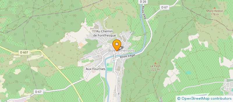 localisation de l'entreprise SCI JONBEK  BIZE-MINERVOIS