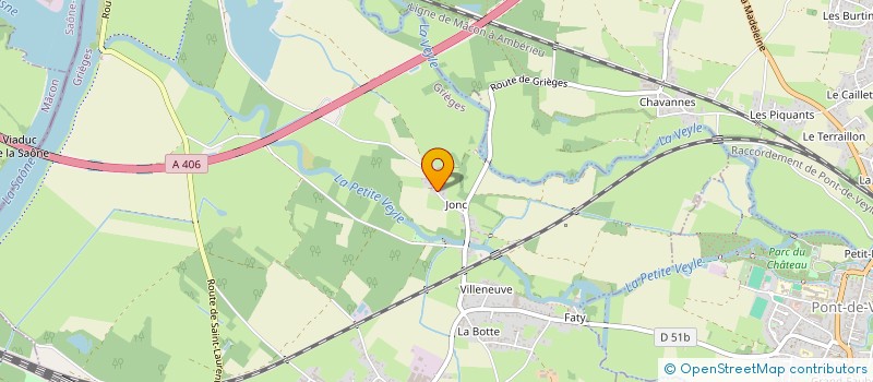 localisation de l'entreprise SCI JONC  GRIEGES