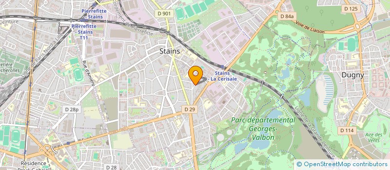 localisation de l'entreprise SCI JONCKHEERE  STAINS