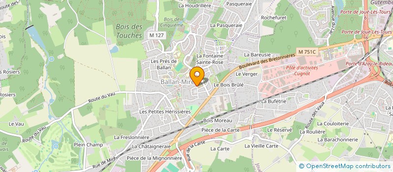 localisation de l'entreprise SCI JONCQUEL  SAINT-GENOUPH