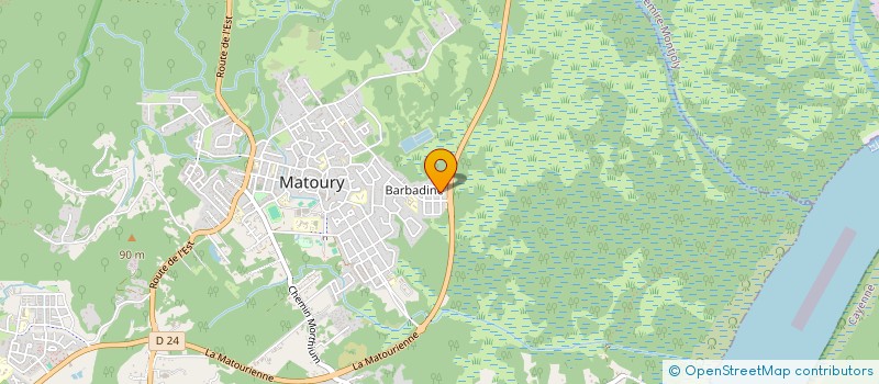 localisation de l'entreprise SCI JONES  MATOURY