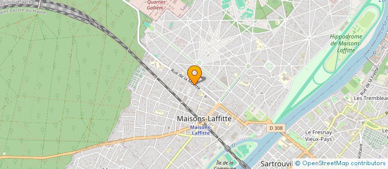 localisation de l'entreprise SCI JONETO  MAISONS-LAFFITTE