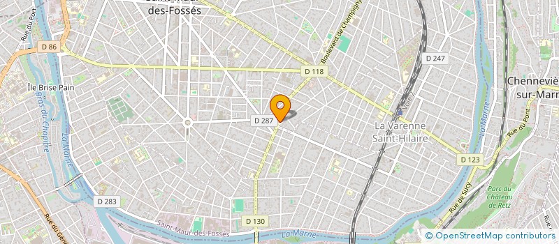 localisation de l'entreprise SCI JONMAR à SAINT-MAUR-DES-FOSSES