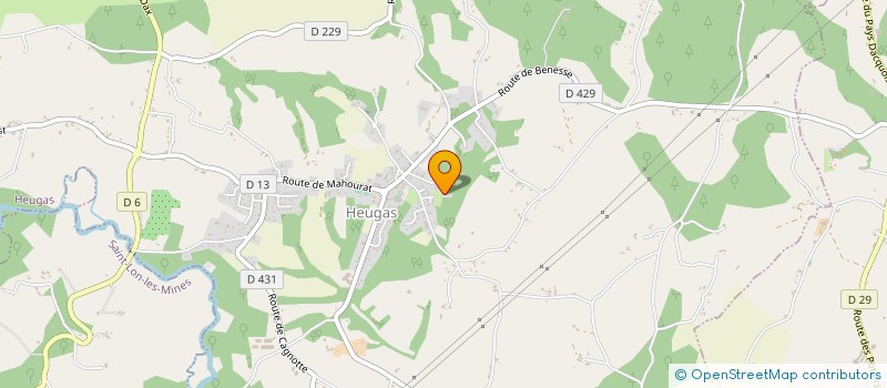 localisation de l'entreprise SCI JONOURS  HEUGAS