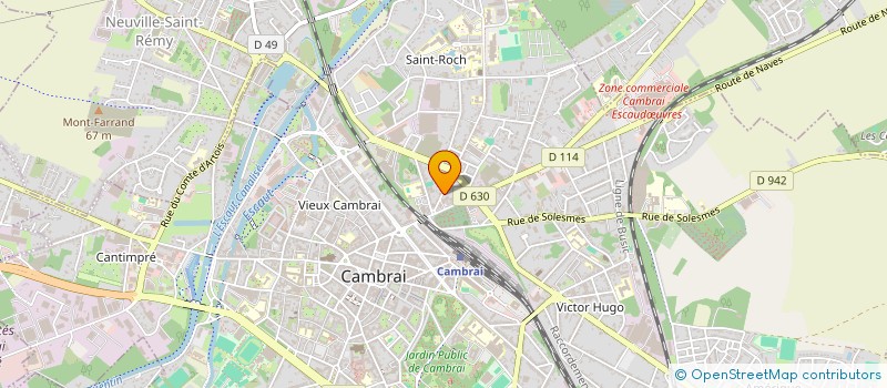 localisation de l'entreprise SCI JONQUILLE à CAMBRAI