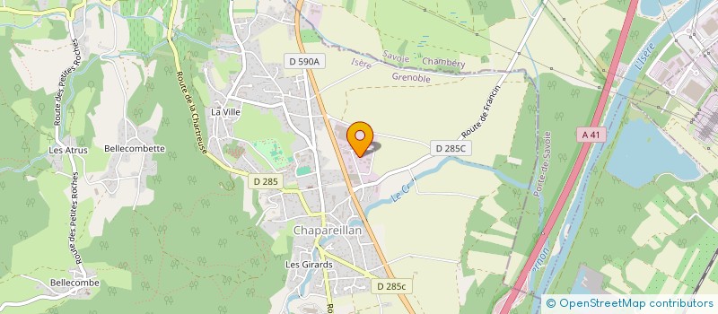 localisation de l'entreprise SCI JONQUILLE  CHAPAREILLAN