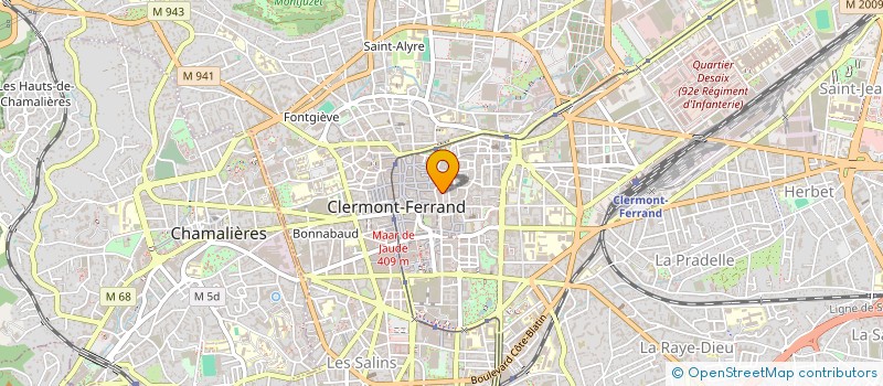 localisation de l'entreprise SCI JONQUILLE  CLERMONT-FERRAND